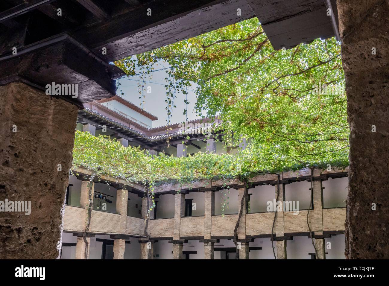 Ancien funduk Corral del Carbón, 'al-fundaq al-yadida', XIVe siècle, Grenade, Andalousie, Espagne Banque D'Images