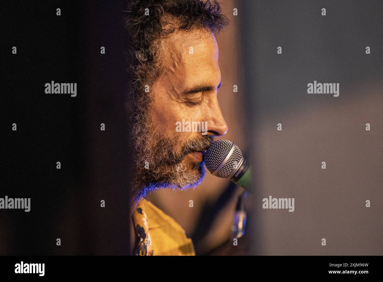 Amorante (IBAN Urizar), concert du festival Versud, Casa Del Poble, Santanyi, Majorque, Îles Baléares, Espagne Banque D'Images