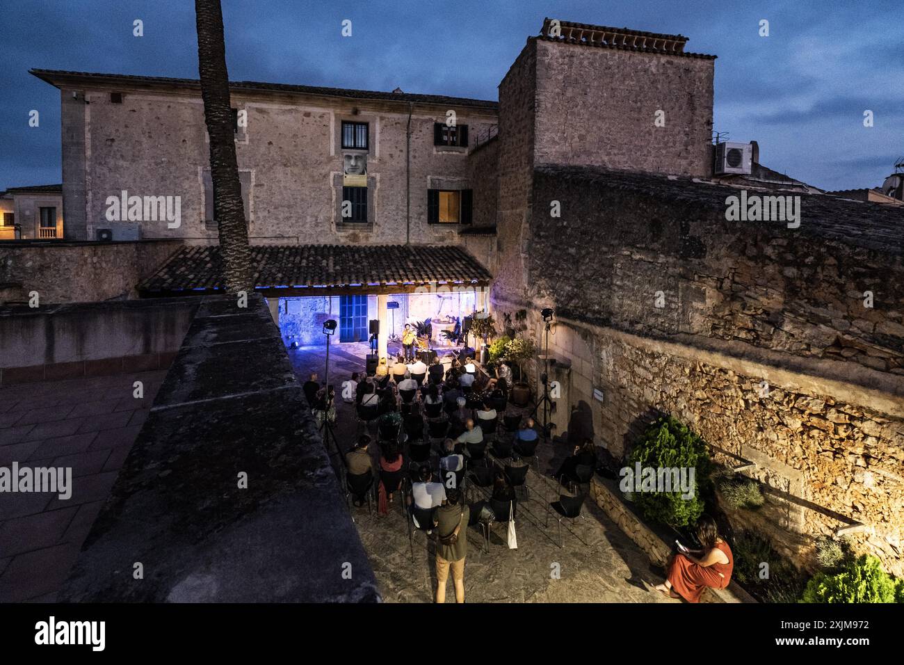 Amorante (IBAN Urizar), concert du festival Versud, Casa Del Poble, Santanyi, Majorque, Îles Baléares, Espagne Banque D'Images