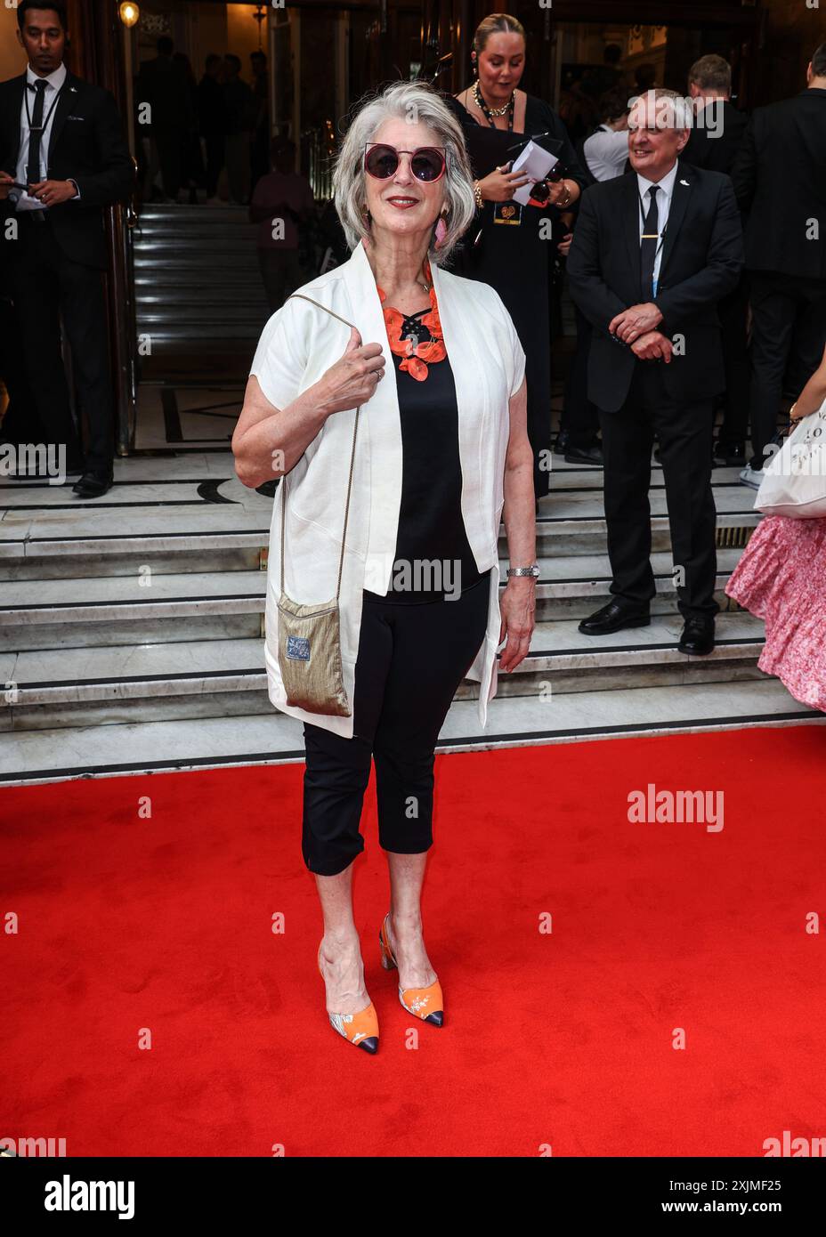 Londres, Royaume-Uni. 18 juillet 2024. Dame Maureen Lipman vue assister à la soirée presse pour 'Bonjour Dolly!' Au London palladium. (Photo de Brett Cove/SOPA images/SIPA USA) crédit : SIPA USA/Alamy Live News Banque D'Images