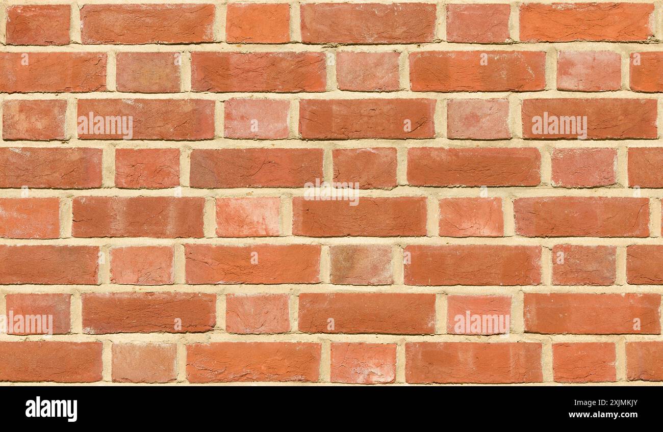 Texture de mur de brique sans couture répétition motif tileable, architecture britannique traditionnelle Banque D'Images