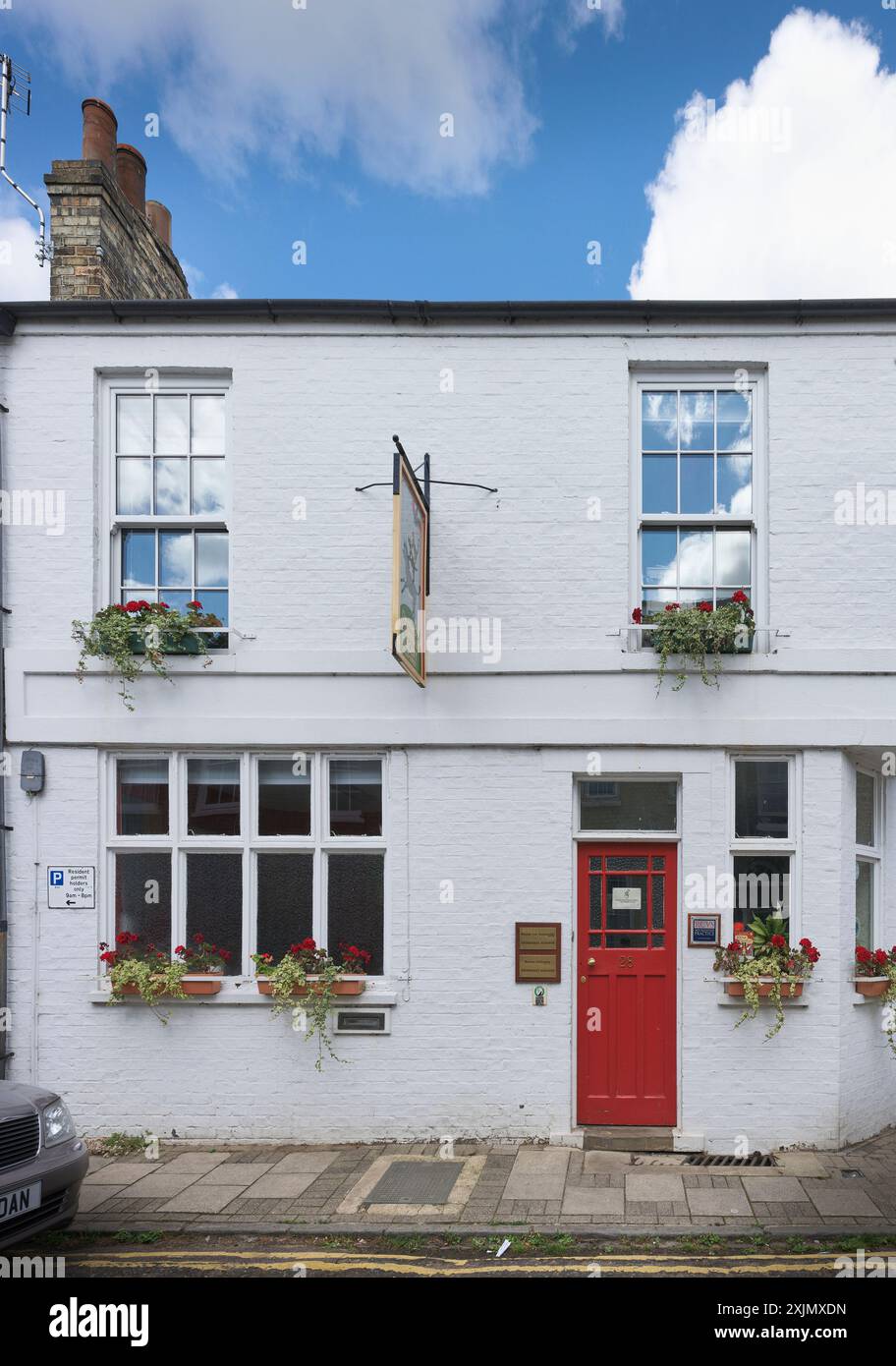 Clarendon Street Veterinary Surgery, Cambridge, Angleterre. Banque D'Images