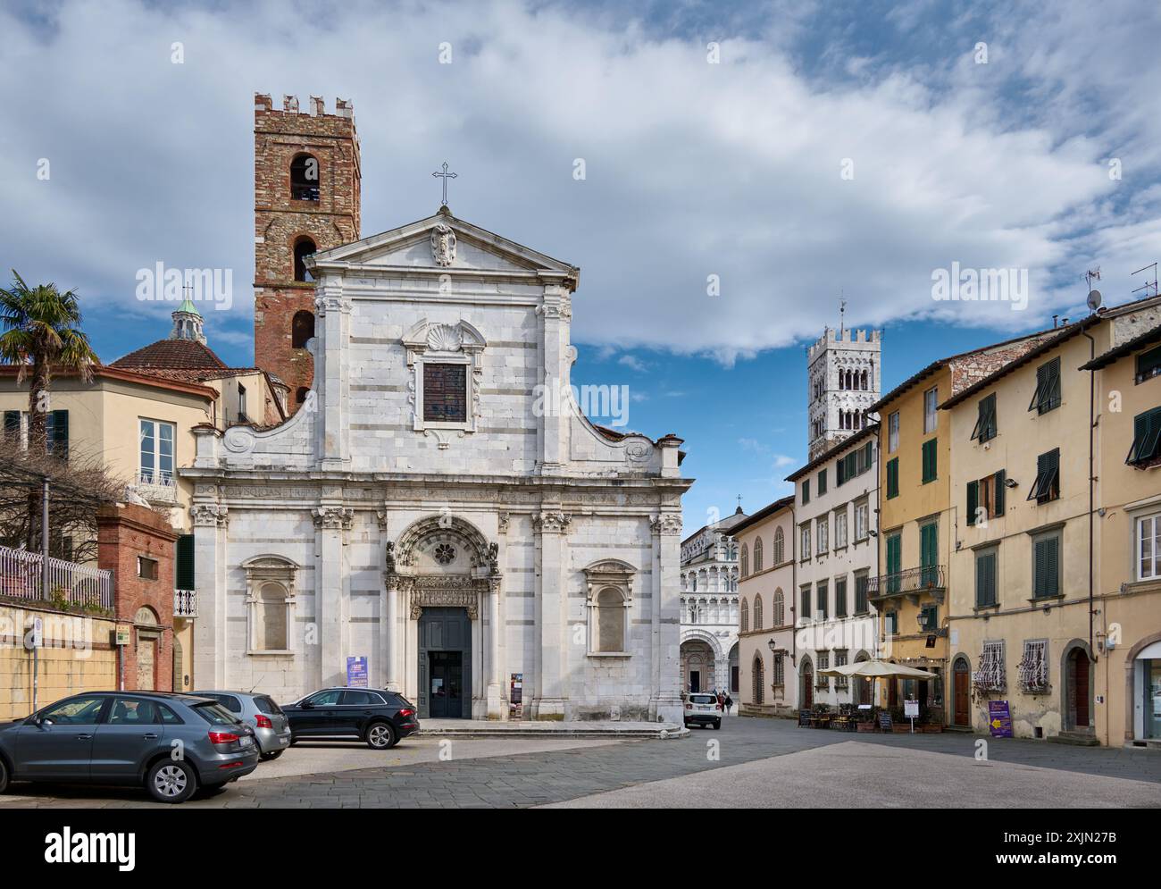 Chiesa dei Santi Giovanni e Reparata de Lucques, Toscane, Italie Banque D'Images