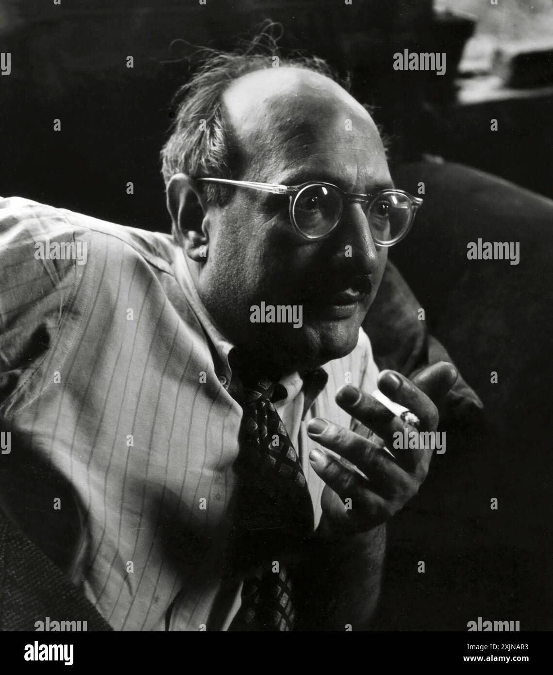 Mark Rothko. Portrait de l'artiste abstrait américain Mark Rothko (Markus Yakovlevich Rothkowitz jusqu'en 1940 ; 1903-1970), v. 1949 Banque D'Images