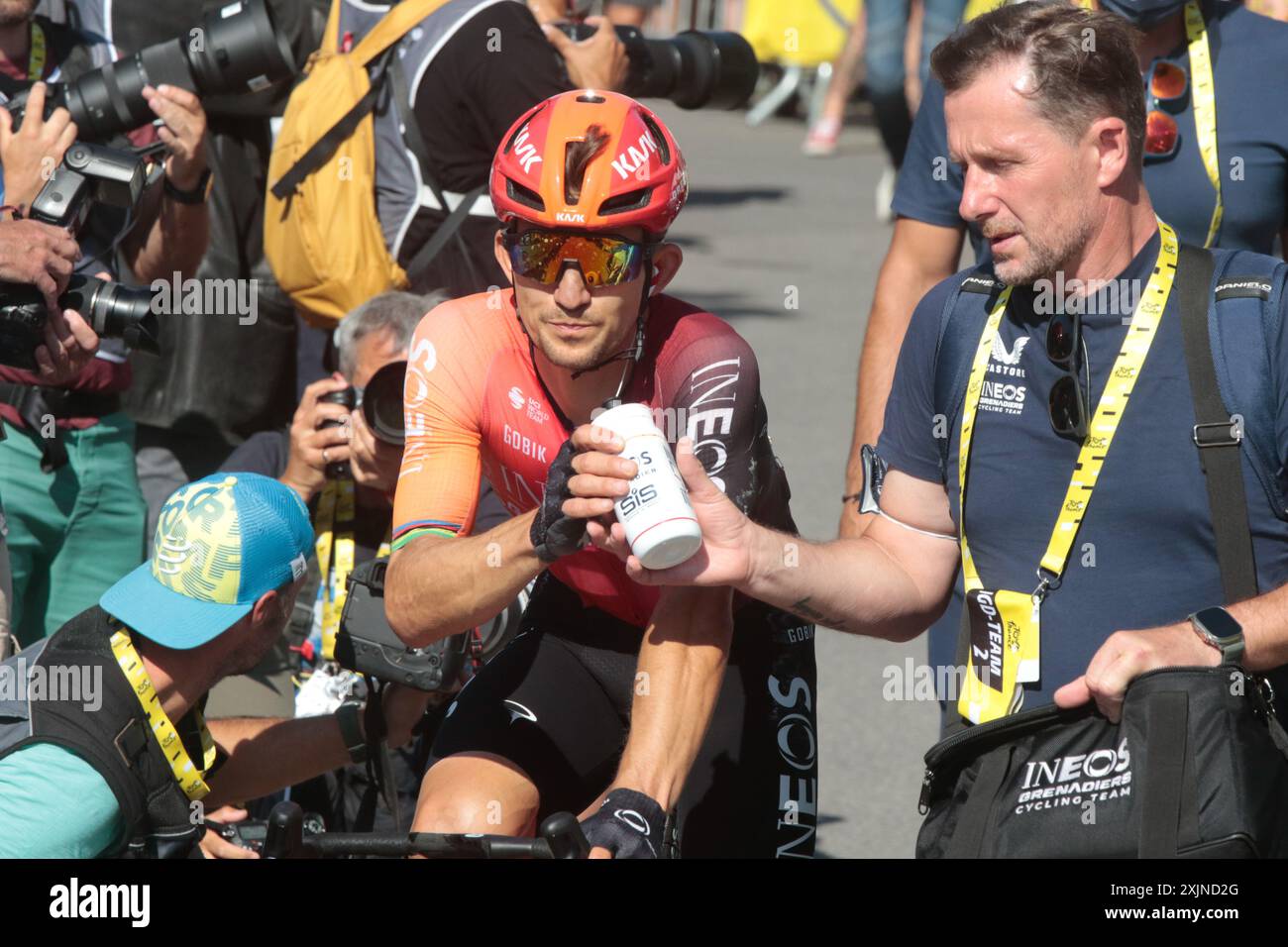 Michal Kwiatkowski Pologne Ineos Grenadiers Banque D'Images