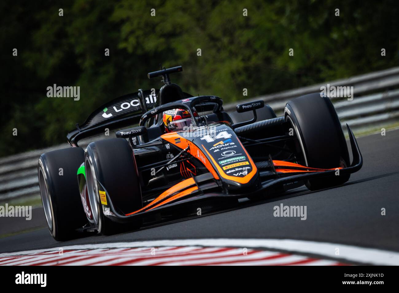 14 FITTIPALDI Enzo (soutien-gorge), Van Amersfoort Racing, Dallara F2 2024, action lors de la 9ème manche du Championnat FIA de formule 2 2024 du 19 au 21 juillet 2024 sur le Hungaroring, à Mogyorod, Hongrie Banque D'Images