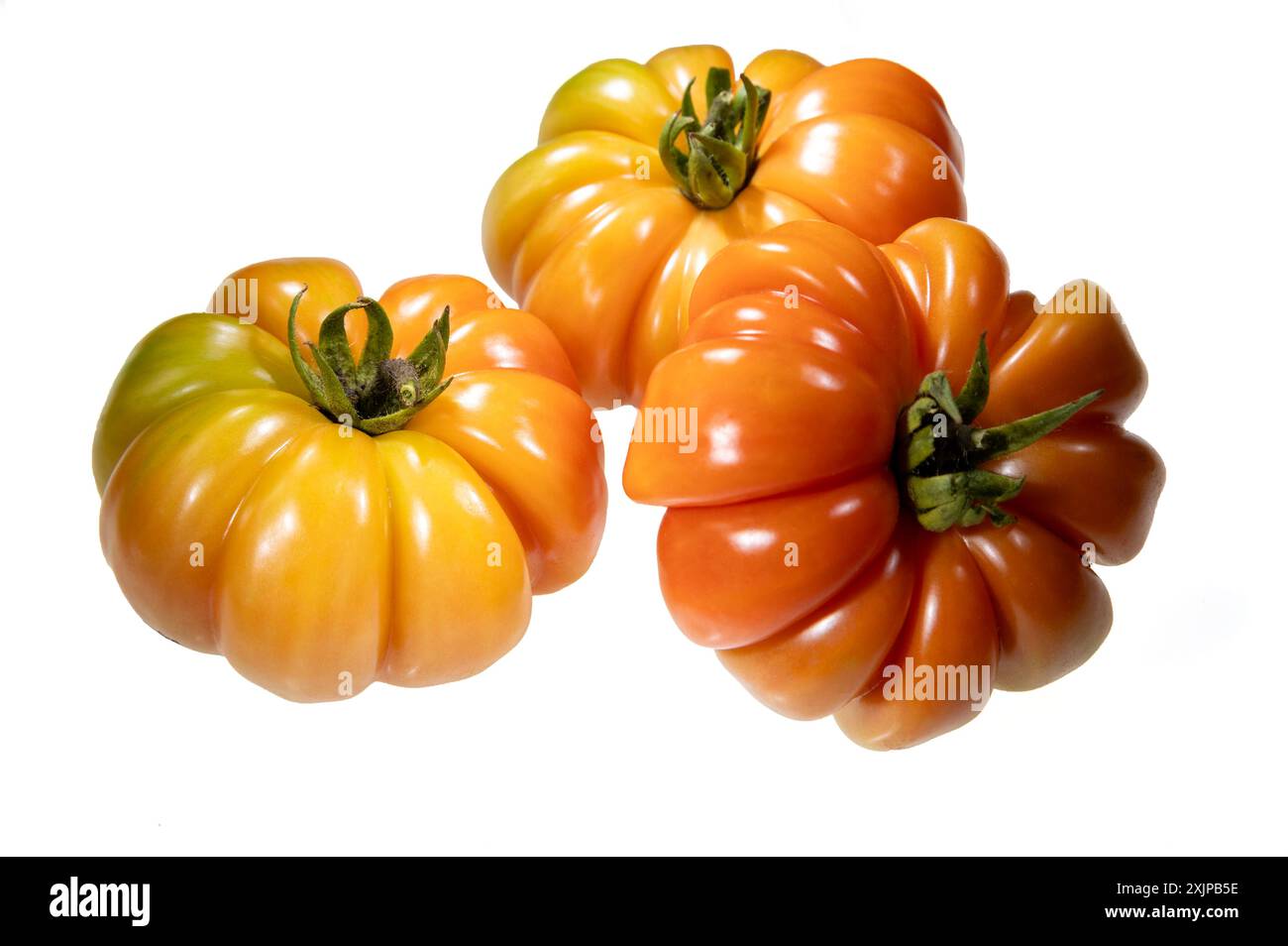 Une tomate riche idéale pour les plats chauds, la soupe, les conserves et les salades Banque D'Images