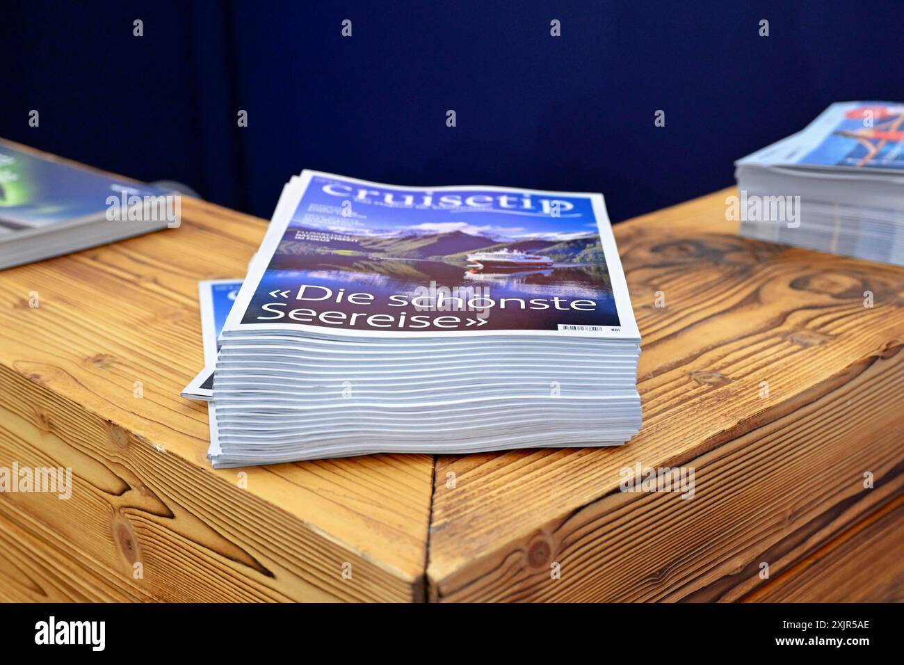 Brochure de voyage croisières Banque D'Images