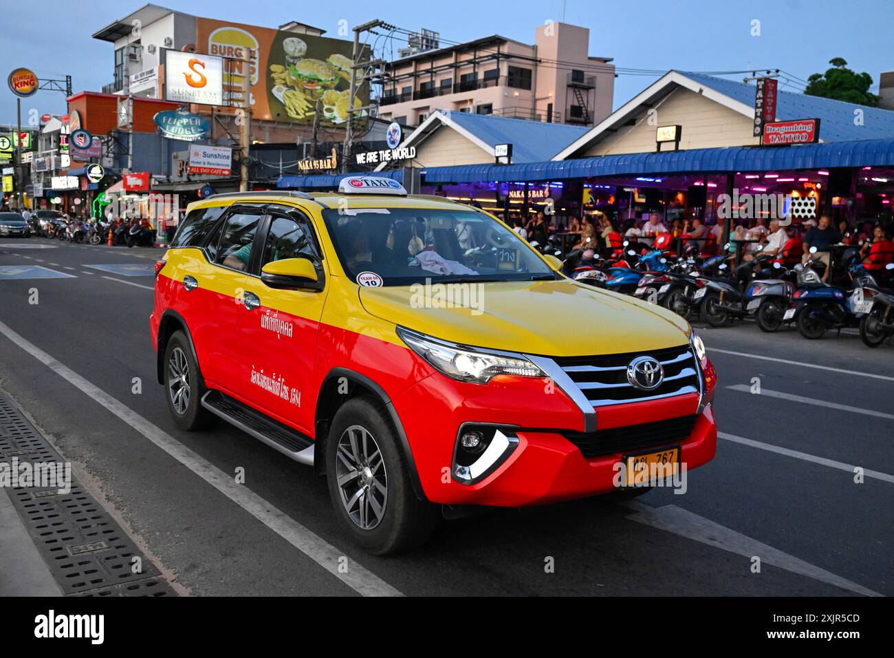 Taxi Toyota Banque D'Images