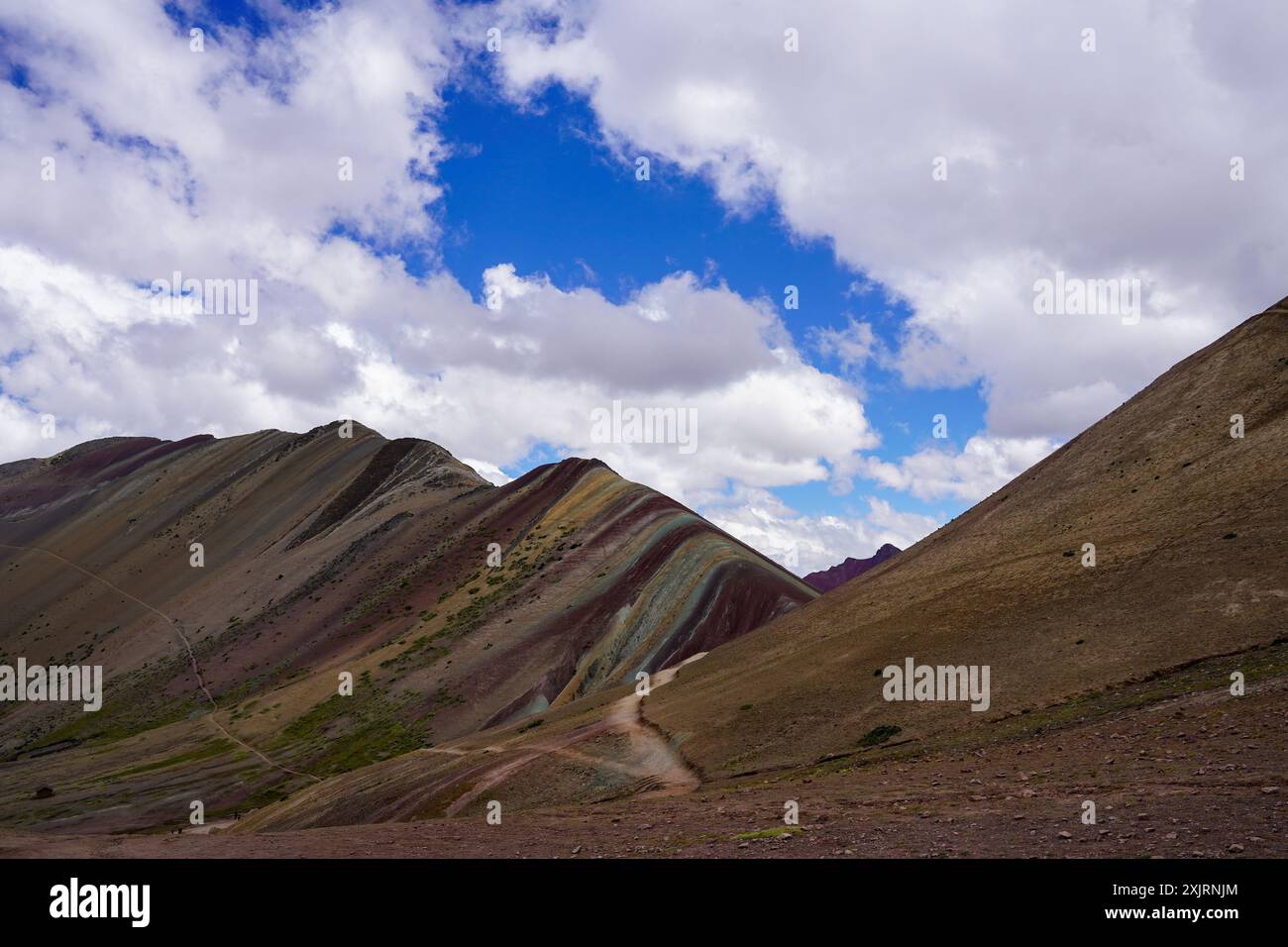 Rainbow Mountain, Cusco, Pérou Banque D'Images