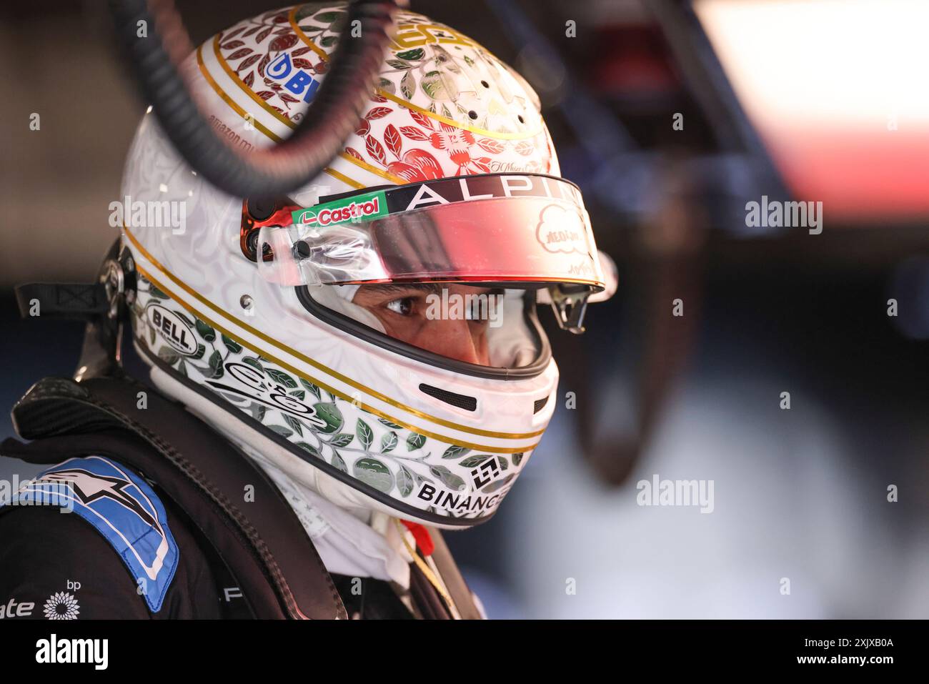 Mogyorod, Hongrie. 20 juillet 2024. Grand Prix de Hongrie de formule 1 à Hungaroring, Hongrie. Photo : Esteban Ocon (FRA) de l'équipe BWT Alpine F1 Team lors de la troisième séance d'essais © Piotr Zajac/Alamy Live News Banque D'Images