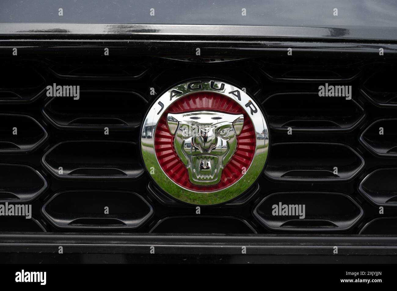 Logo du constructeur automobile Jaguar Banque D'Images
