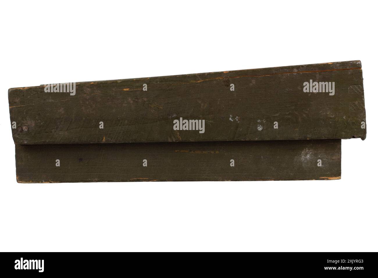 Mines terrestres primitives des séries PMD, PMD-6, PMD-7 et PMD-57 de l'Union soviétique. Isolé sur fond blanc. Banque D'Images