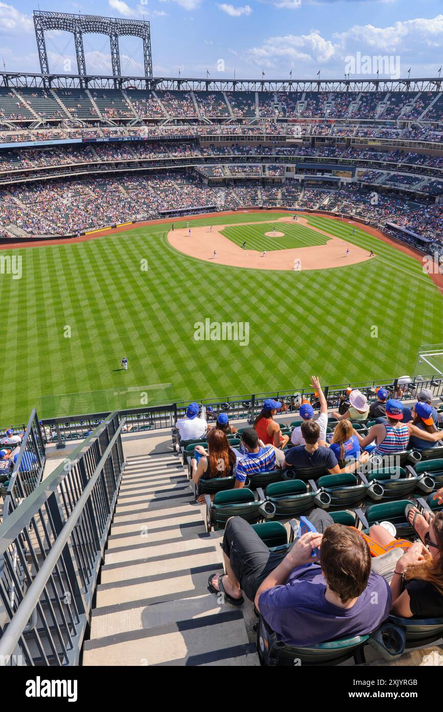 CITI Field, Queens, New York, États-Unis - Citi Field est le domicile de l'équipe des mets de New York qui joue en Ligue majeure de baseball. Le stade est situé à Flushin Banque D'Images