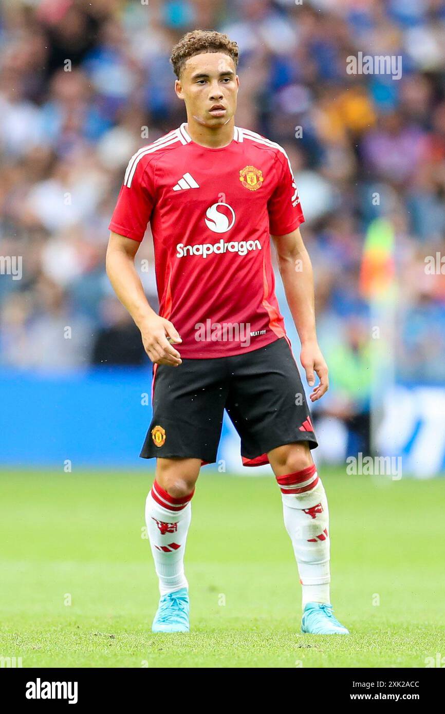 Édimbourg, Royaume-Uni. 20 juillet 2024. Samuel Murray lors du match amical de pré-saison des Glasgow Rangers FC contre Manchester United FC au Scottish Gas Murrayfield Stadium, Édimbourg, Écosse, Royaume-Uni le 20 juillet 2024 Credit : Every second Media/Alamy Live News Banque D'Images