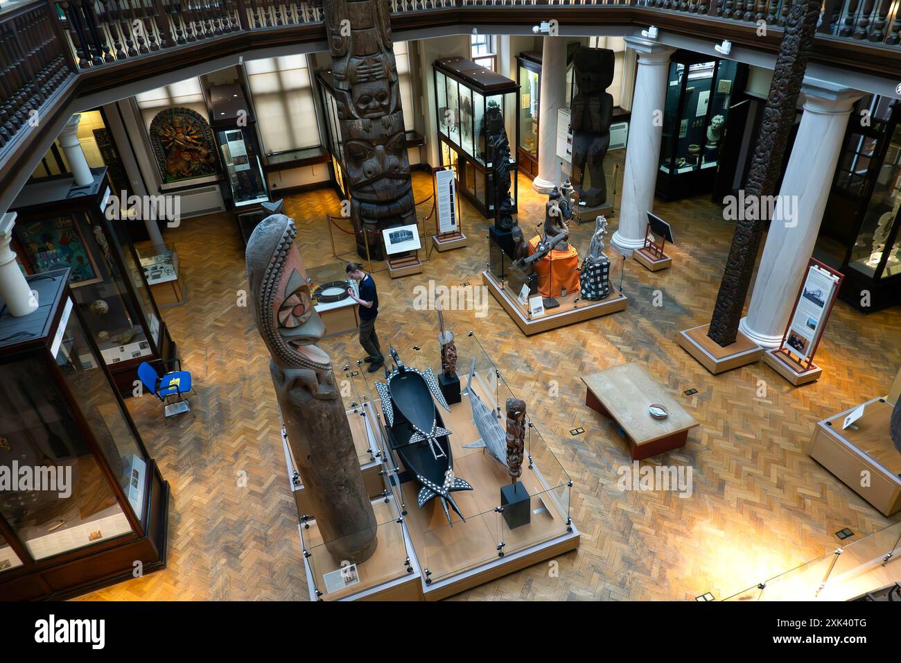 Intérieur du Musée d'archéologie et d'anthropologie, Cambridge, Cambridgeshire, Angleterre, Royaume-Uni Banque D'Images