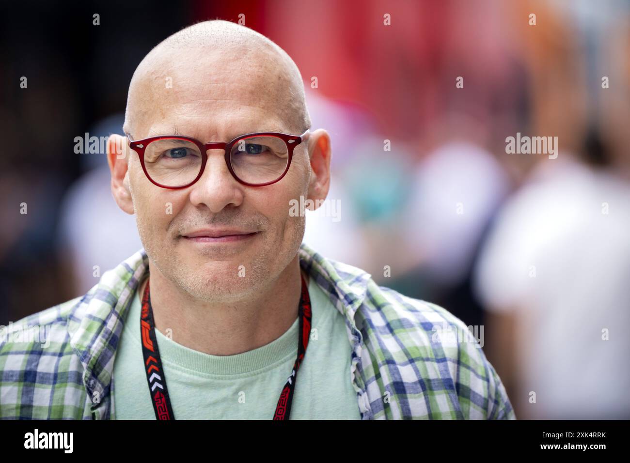 Budapest, Hongrie. 21 juillet 2024. BUDAPEST - Jacques Villeneuve avant le Grand Prix de Hongrie sur le circuit de Hungaroring. ANP SANDER KONING Credit : ANP/Alamy Live News Banque D'Images