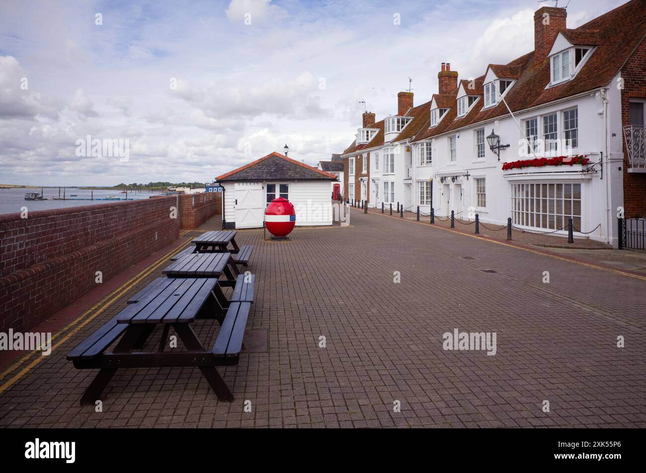 Mine de mer à Burnham sur Crouch dans l'Essex Banque D'Images