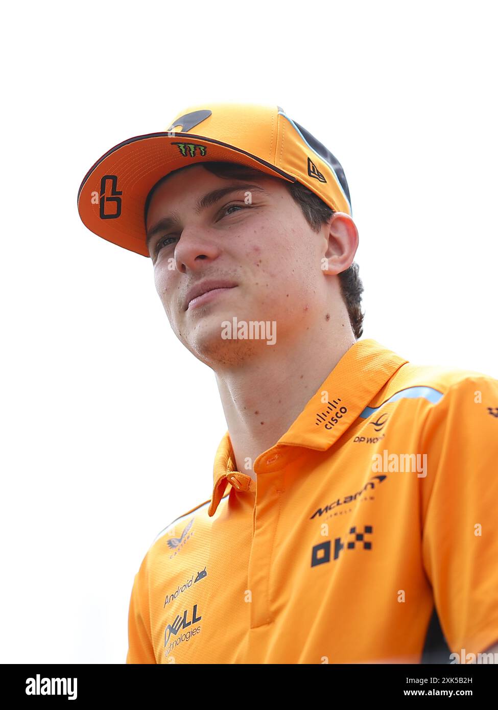 PIASTRI Oscar (aus), McLaren F1 Team MCL38, portrait lors du Grand Prix de Hongrie de formule 1 2024, 13e manche du Championnat du monde de formule 1 2024 du 19 au 21 juillet 2024 sur le Hungaroring, à Mogyorod, Hongrie Banque D'Images