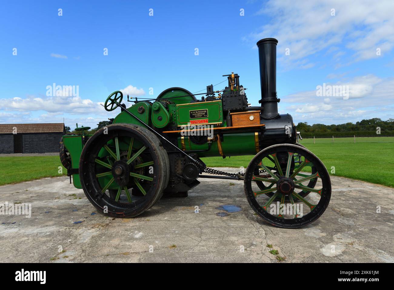 Vintage 1914 Clayton et Shuttleworth moteur de traction 'Dorothy'. Banque D'Images