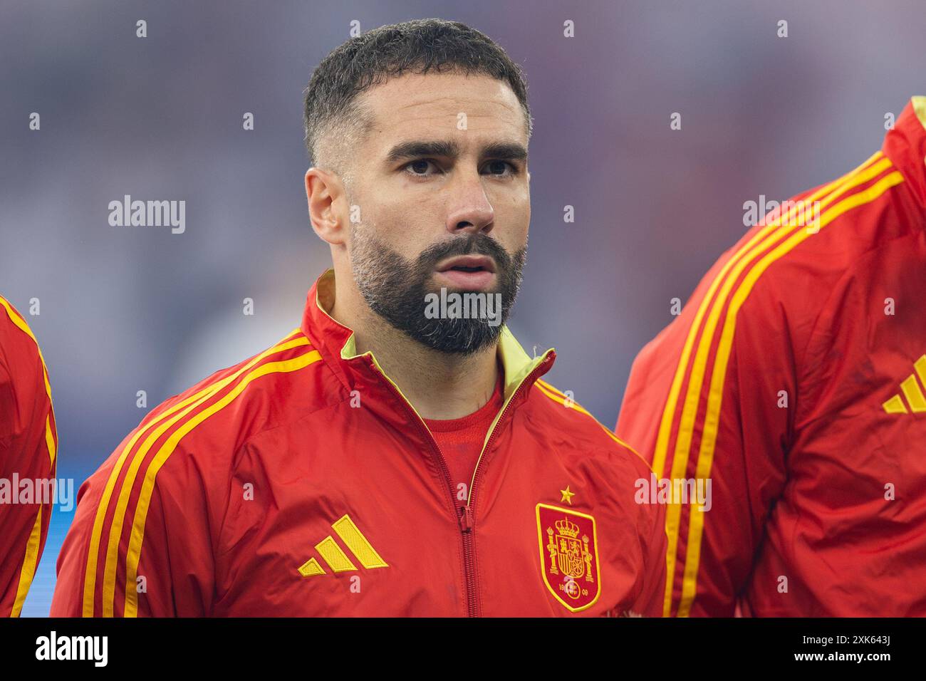 Dani Carvajal, de l'Espagne, vu lors de la finale de l'UEFA EURO 2024 entre l'Espagne et l'Angleterre à l'Olympiastadion de Berlin à Berlin, en Allemagne. Banque D'Images