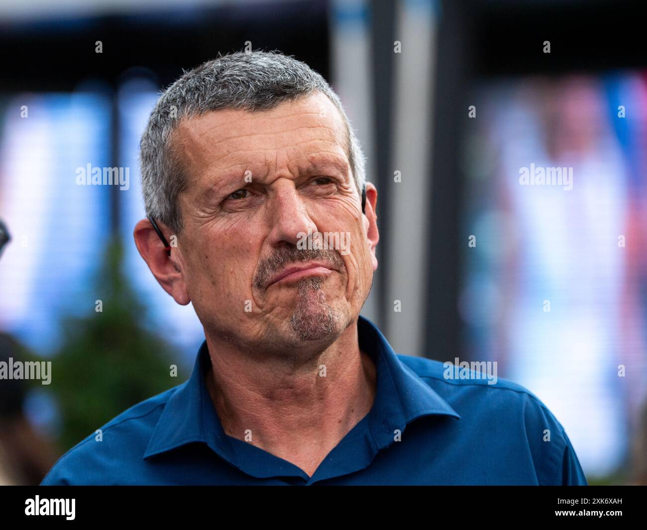 Guenther Steiner (Italien, RTL TV Experte, ex Teamchef), HUN, formel 1 Weltmeisterschaft, grand Prix von Ungarn, Hungaroring, Rennen, 21.07.2024 Foto : Eibner-Pressefoto/Michael Memmler Banque D'Images