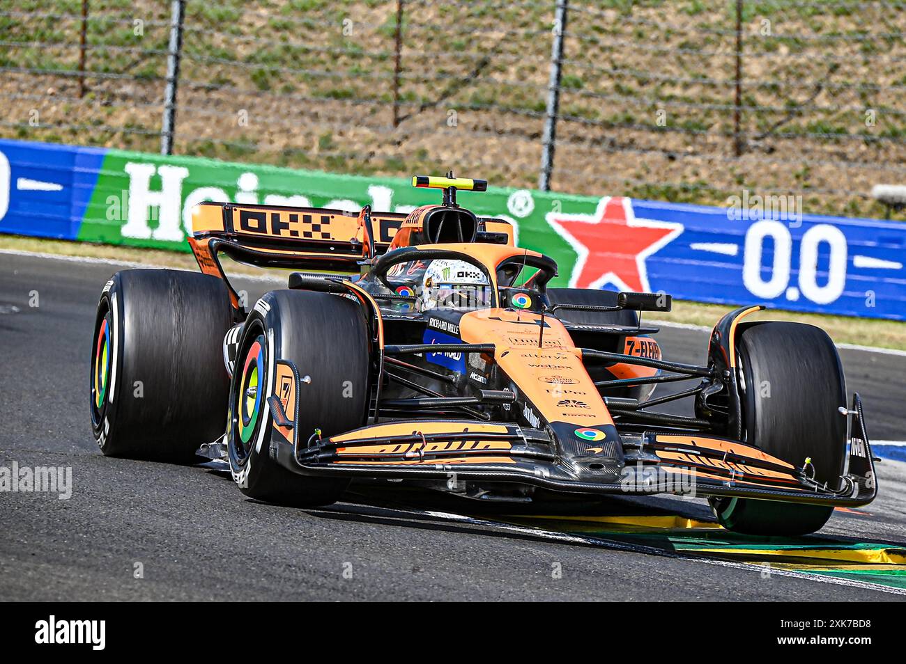 Lors de Raceday, le dimanche 21 juillet, du Grand Prix de Hongrie de formule 1 2024, prévu sur Hungaroring Track à Mogyorod, Budapest, Hongrie, du 19 au 21 juillet 2024 Banque D'Images