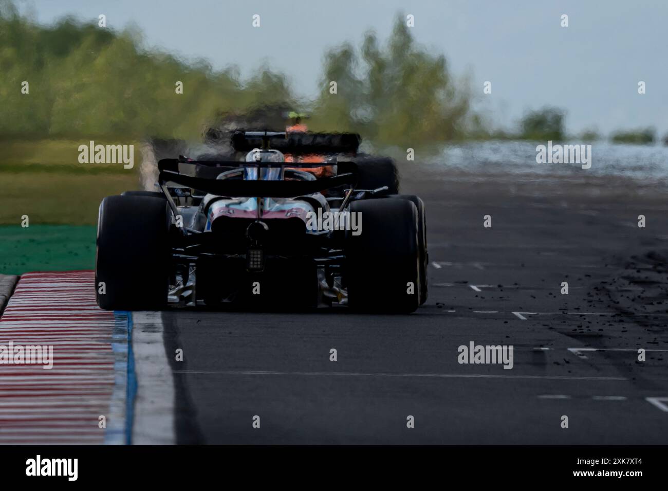 Mogyorod, Hongrie, 21 juillet, Esteban Ocon, de France, concourt pour Alpine . Jour de la course, 13e manche du championnat de formule 1 2024. Crédit : Michael Potts/Alamy Live News Banque D'Images