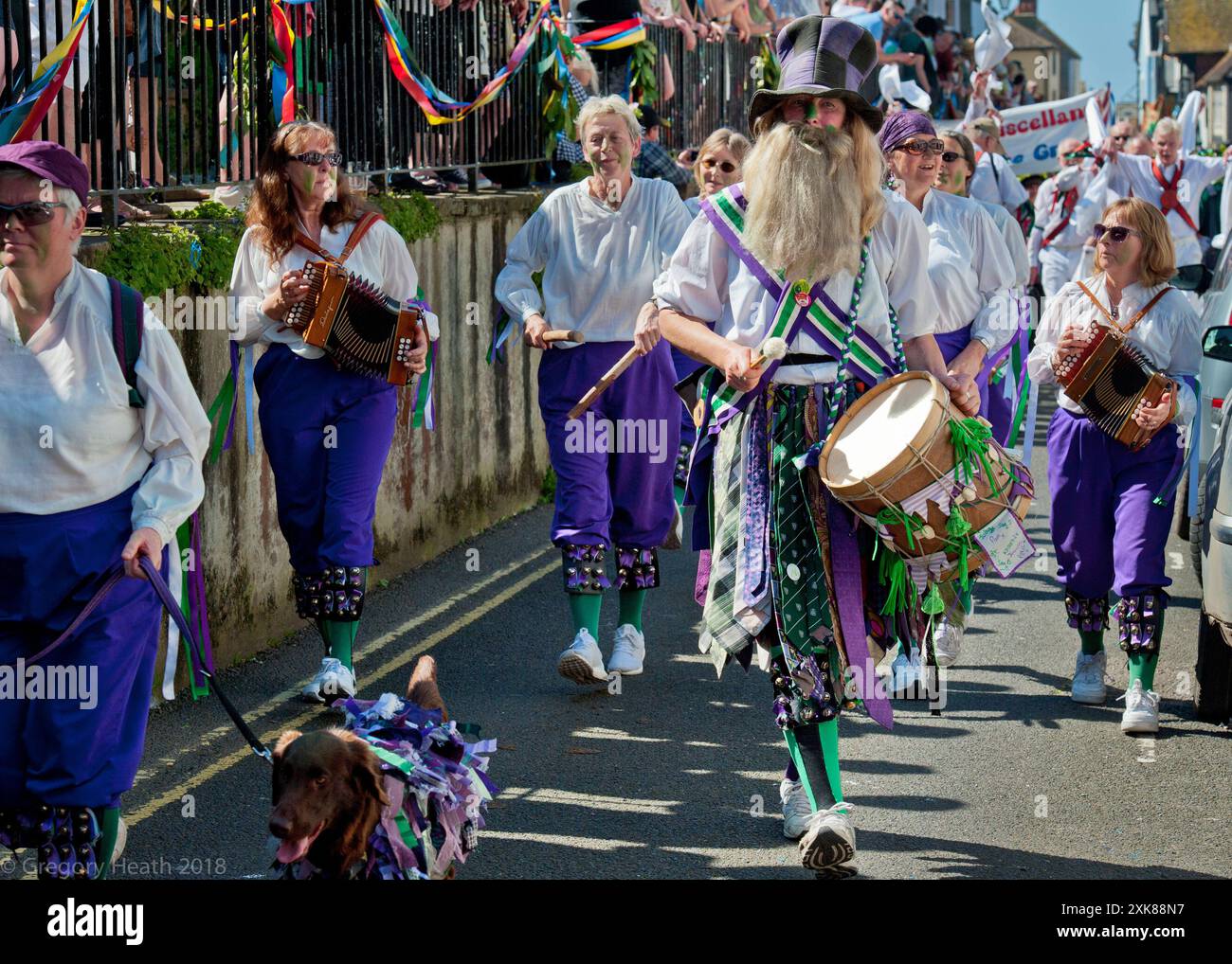 Jack in the Green May Day Festival 2018, Hastings, Royaume-Uni Banque D'Images