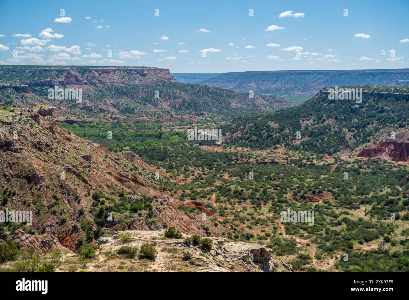 Une vue imprenable sur la nature à Amarillo, Texas Banque D'Images