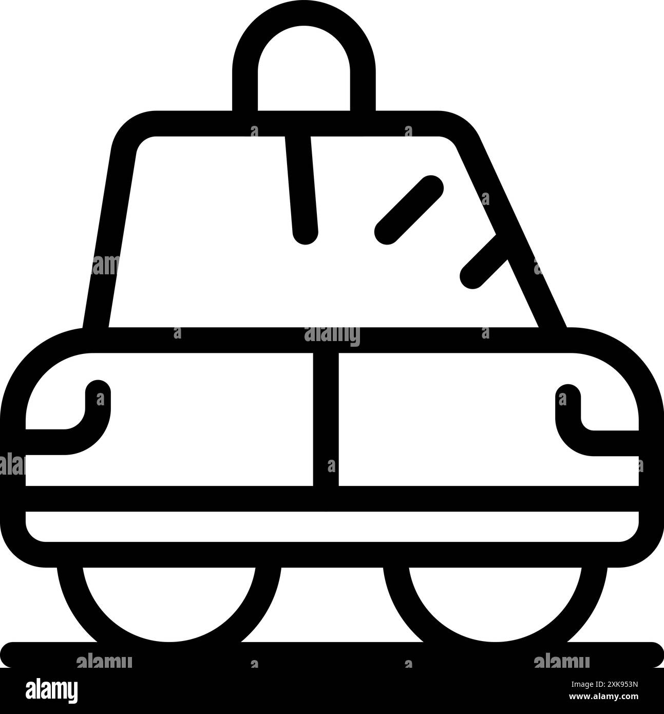 Icône de dessin au trait d'une voiture de police avec sirènes clignotantes, représentant l'application de la loi et l'intervention d'urgence Illustration de Vecteur Icône de dessin au trait d'une voiture de police avec sirènes clignotantes, représentant l'application de la loi et l'intervention d'urgence Illustration de Vecteur