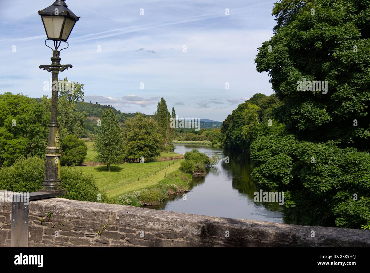 Irlande - rivière Blackwater à Lismore Banque D'Images
