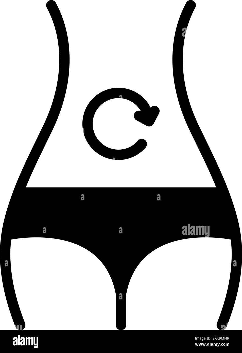 Icône pour le métabolisme, corps Illustration de Vecteur