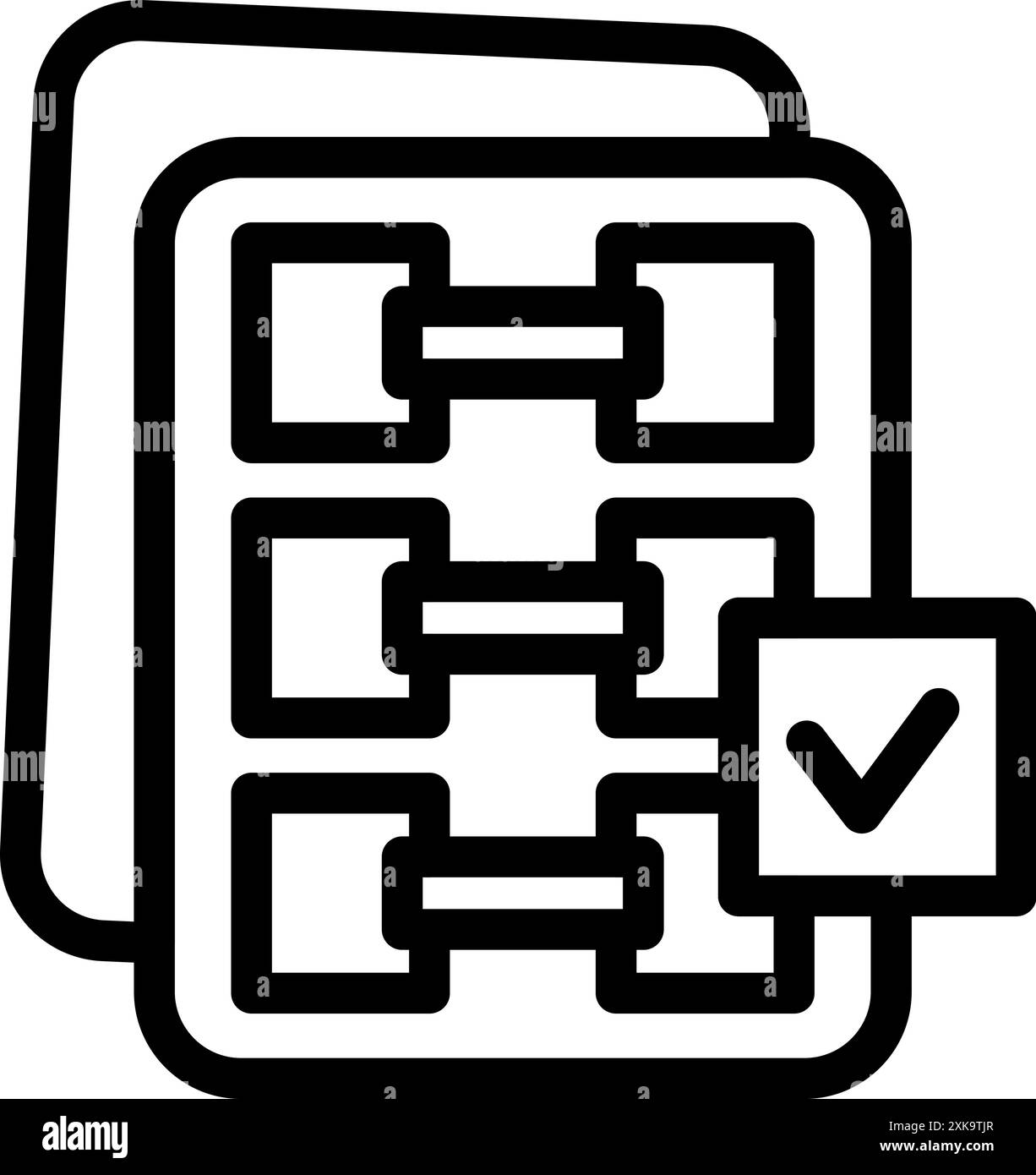 Icône de la salle des serveurs représentant des performances et des fonctionnalités optimales Illustration de Vecteur