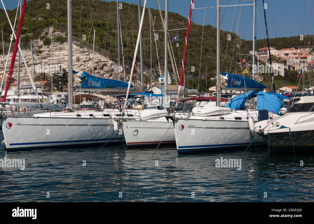 Bonifacio, Corse Banque D'Images