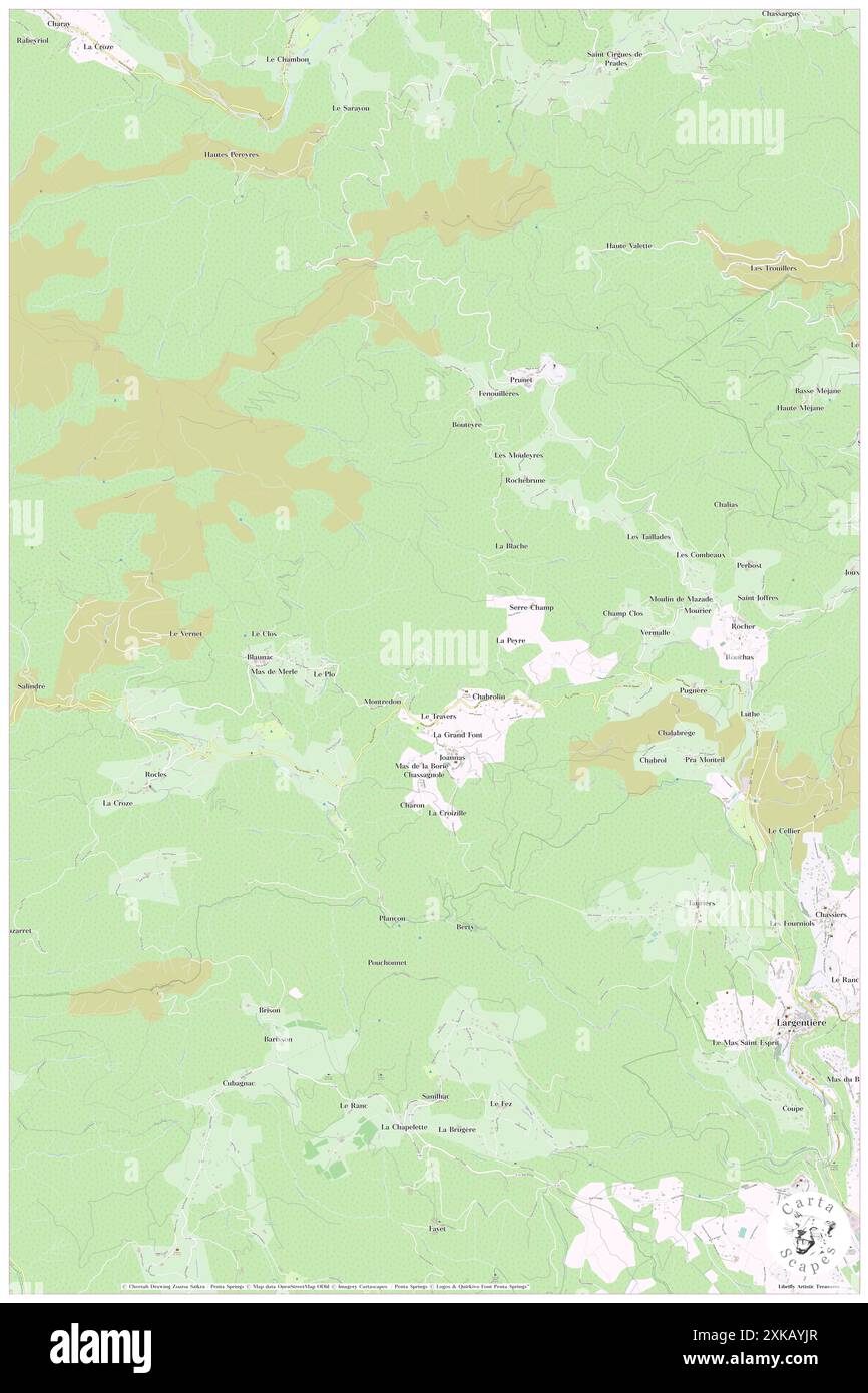 Joannas, Ardèche, FR, France, Auvergne-Rhône-Alpes, n 44 33' 56'', N 4 15' 6'', carte, Cartascapes carte publiée en 2024. Explorez Cartascapes, une carte qui révèle la diversité des paysages, des cultures et des écosystèmes de la Terre. Voyage à travers le temps et l'espace, découvrir l'interconnexion du passé, du présent et de l'avenir de notre planète. Banque D'Images