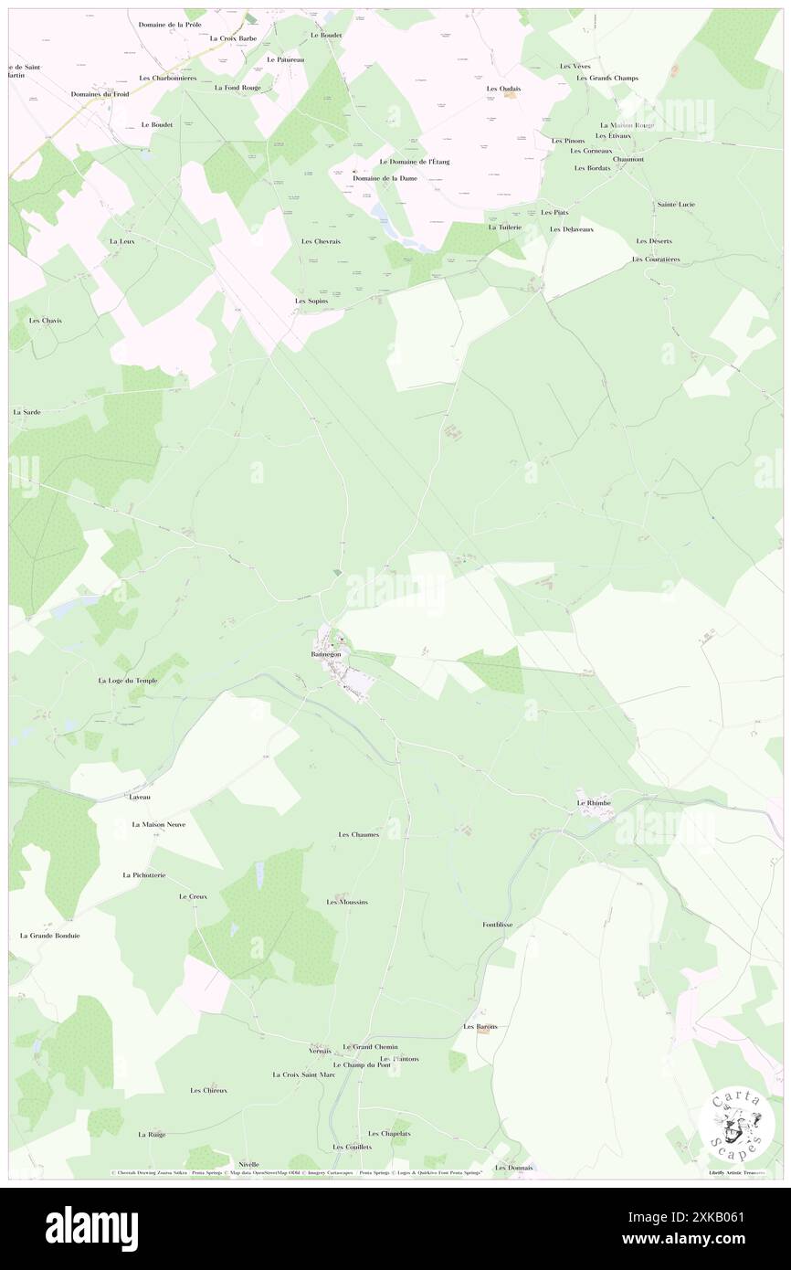 Bannegon, cher, FR, France, Centre, n 46 48' 3'', N 2 42' 50'', carte, Cartascapes carte publiée en 2024. Explorez Cartascapes, une carte qui révèle la diversité des paysages, des cultures et des écosystèmes de la Terre. Voyage à travers le temps et l'espace, découvrir l'interconnexion du passé, du présent et de l'avenir de notre planète. Banque D'Images