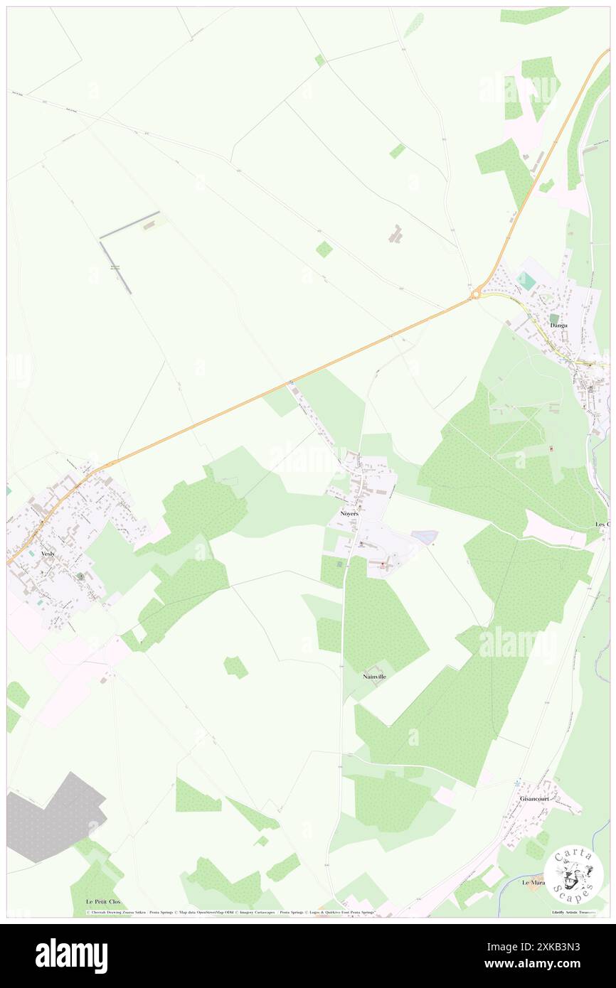 Noyers, Eure, FR, France, Normandie, n 49 14' 43'', N 1 40' 48'', carte, Carthascapes carte publiée en 2024. Explorez Cartascapes, une carte qui révèle la diversité des paysages, des cultures et des écosystèmes de la Terre. Voyage à travers le temps et l'espace, découvrir l'interconnexion du passé, du présent et de l'avenir de notre planète. Banque D'Images