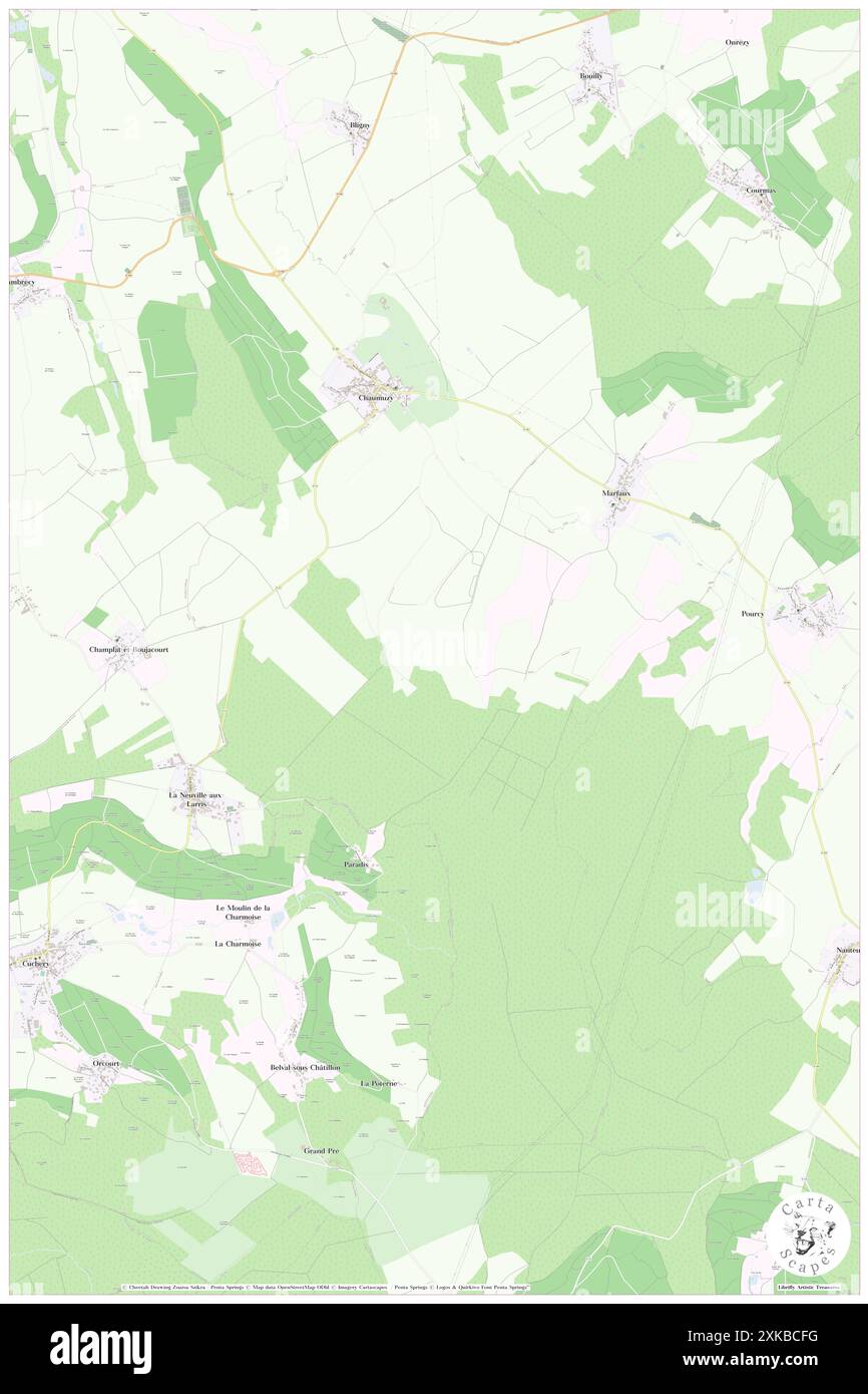 Chaumuzy, Marne, FR, France, Grand est, n 49 10' 31'', N 3 51' 51'', carte, Cartascapes carte publiée en 2024. Explorez Cartascapes, une carte qui révèle la diversité des paysages, des cultures et des écosystèmes de la Terre. Voyage à travers le temps et l'espace, découvrir l'interconnexion du passé, du présent et de l'avenir de notre planète. Banque D'Images