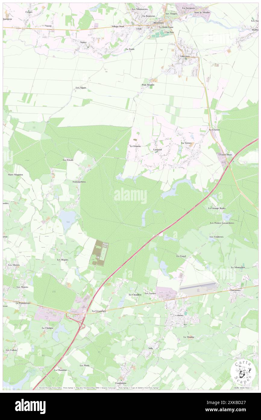 Fontainebrux, Jura, FR, France, Bourgogne-Franche-Comté, n 46 42' 14'', N 5 25' 19'', carte, Cartascapes carte publiée en 2024. Explorez Cartascapes, une carte qui révèle la diversité des paysages, des cultures et des écosystèmes de la Terre. Voyage à travers le temps et l'espace, découvrir l'interconnexion du passé, du présent et de l'avenir de notre planète. Banque D'Images