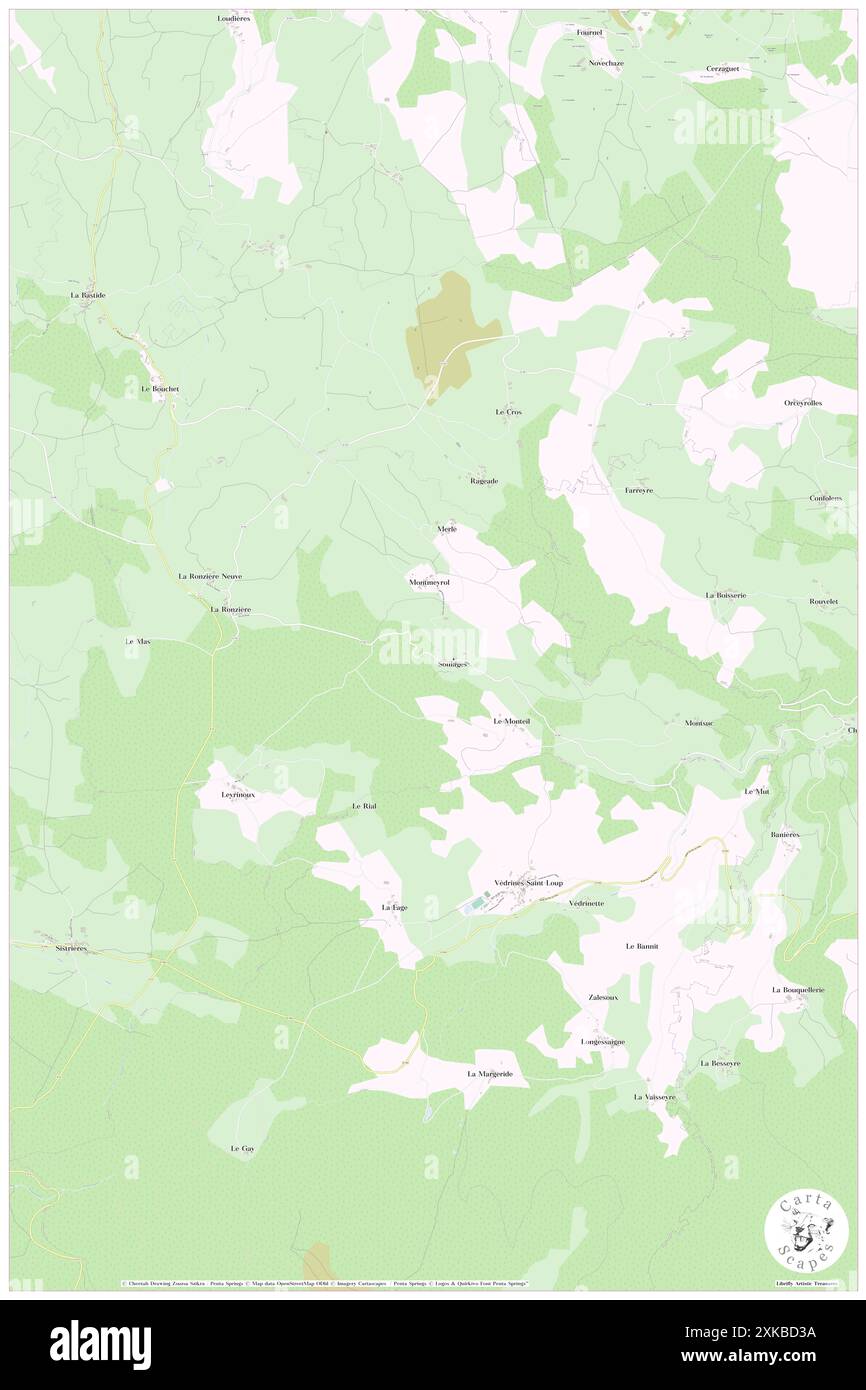 Soulages, Cantal, FR, France, Auvergne-Rhône-Alpes, n 45 5' 20'', N 3 16' 26'', carte, Carthascapes carte publiée en 2024. Explorez Cartascapes, une carte qui révèle la diversité des paysages, des cultures et des écosystèmes de la Terre. Voyage à travers le temps et l'espace, découvrir l'interconnexion du passé, du présent et de l'avenir de notre planète. Banque D'Images