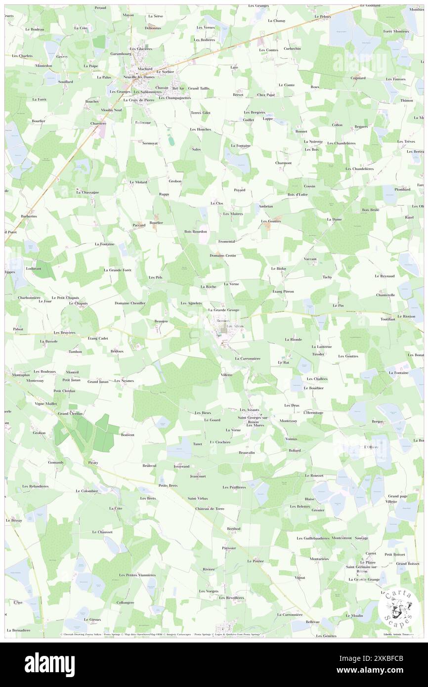 Romans, Ain, FR, France, Auvergne-Rhône-Alpes, n 46 7' 9'', N 5 1' 22'', carte, Cartascapes carte publiée en 2024. Explorez Cartascapes, une carte qui révèle la diversité des paysages, des cultures et des écosystèmes de la Terre. Voyage à travers le temps et l'espace, découvrir l'interconnexion du passé, du présent et de l'avenir de notre planète. Banque D'Images