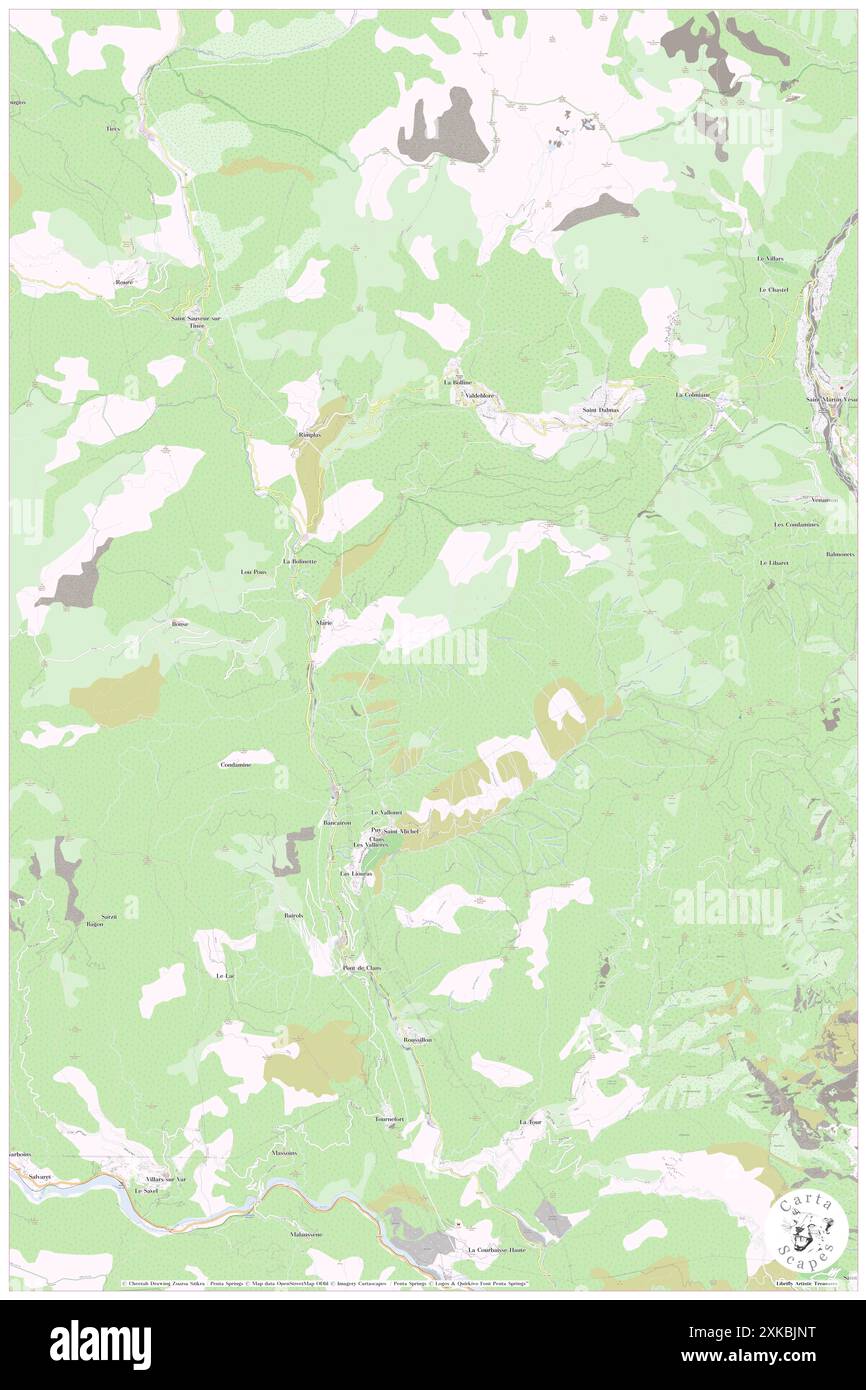 Arrondissement de Nice, Alpes-Maritimes, FR, France, Provence-Alpes-Côte d'Azur, n 44 1' 37'', N 7 9' 39'', carte, Carthascapes carte publiée en 2024. Explorez Cartascapes, une carte qui révèle la diversité des paysages, des cultures et des écosystèmes de la Terre. Voyage à travers le temps et l'espace, découvrir l'interconnexion du passé, du présent et de l'avenir de notre planète. Banque D'Images