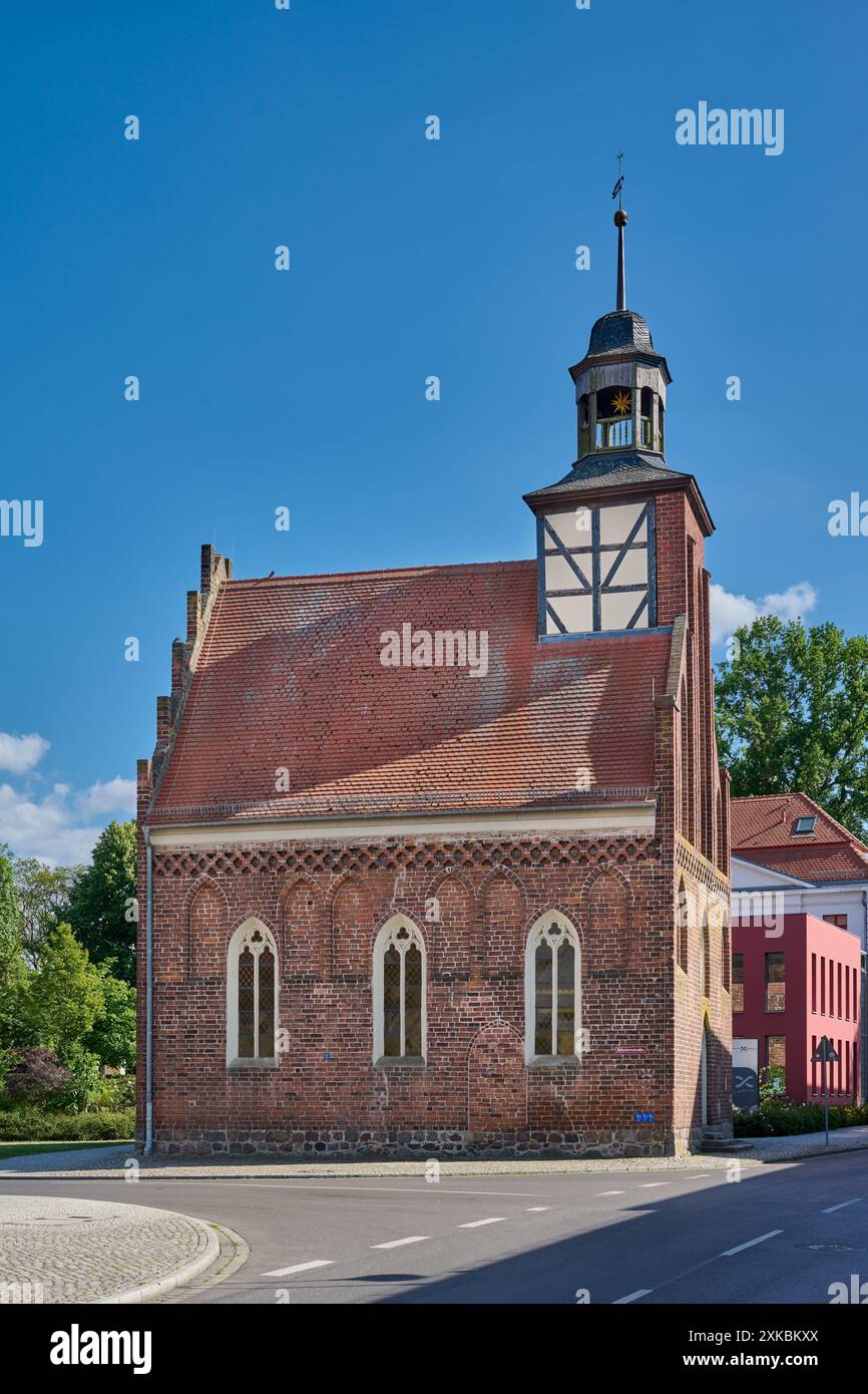 Chapelle Saint-esprit d'Angermuende, Uckermark, Brandebourg, Allemagne, Europe Banque D'Images