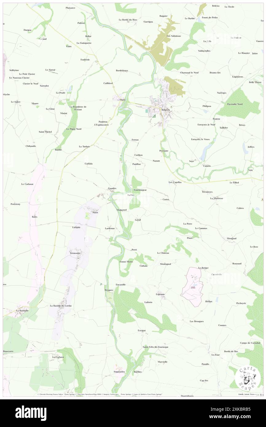 Gaudies, Ariège, FR, France, Occitanie, n 43 10' 31'', N 1 43' 51'', carte, Cartascapes carte publiée en 2024. Explorez Cartascapes, une carte qui révèle la diversité des paysages, des cultures et des écosystèmes de la Terre. Voyage à travers le temps et l'espace, découvrir l'interconnexion du passé, du présent et de l'avenir de notre planète. Banque D'Images