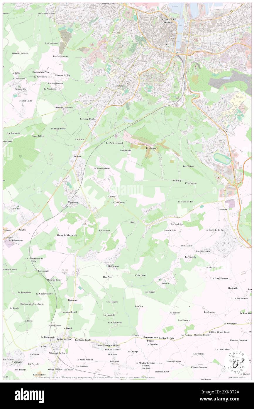 Martinvary, Manche, FR, France, Normandie, n 49 35' 44'', S 1 39' 50'', carte, Cartascapes carte publiée en 2024. Explorez Cartascapes, une carte qui révèle la diversité des paysages, des cultures et des écosystèmes de la Terre. Voyage à travers le temps et l'espace, découvrir l'interconnexion du passé, du présent et de l'avenir de notre planète. Banque D'Images