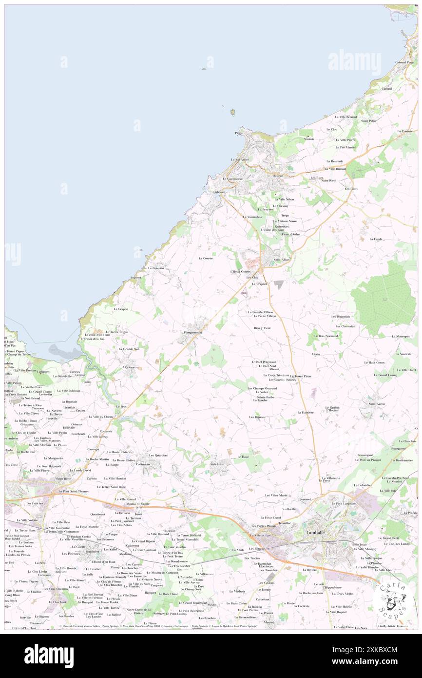 Planguenoual, Côtes-d'Armor, FR, France, Bretagne, n 48 31' 58'', S 2 34' 40'', carte, Cartascapes carte publiée en 2024. Explorez Cartascapes, une carte qui révèle la diversité des paysages, des cultures et des écosystèmes de la Terre. Voyage à travers le temps et l'espace, découvrir l'interconnexion du passé, du présent et de l'avenir de notre planète. Banque D'Images