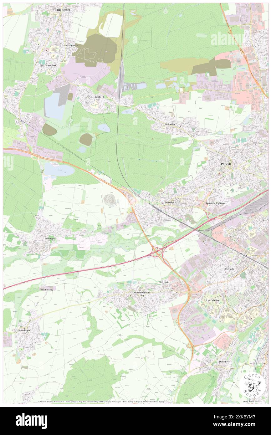 Lutterbach, Haut-Rhin, FR, France, Grand est, n 47 45' 34'', N 7 16' 50'', carte, Cartascapes carte publiée en 2024. Explorez Cartascapes, une carte qui révèle la diversité des paysages, des cultures et des écosystèmes de la Terre. Voyage à travers le temps et l'espace, découvrir l'interconnexion du passé, du présent et de l'avenir de notre planète. Banque D'Images