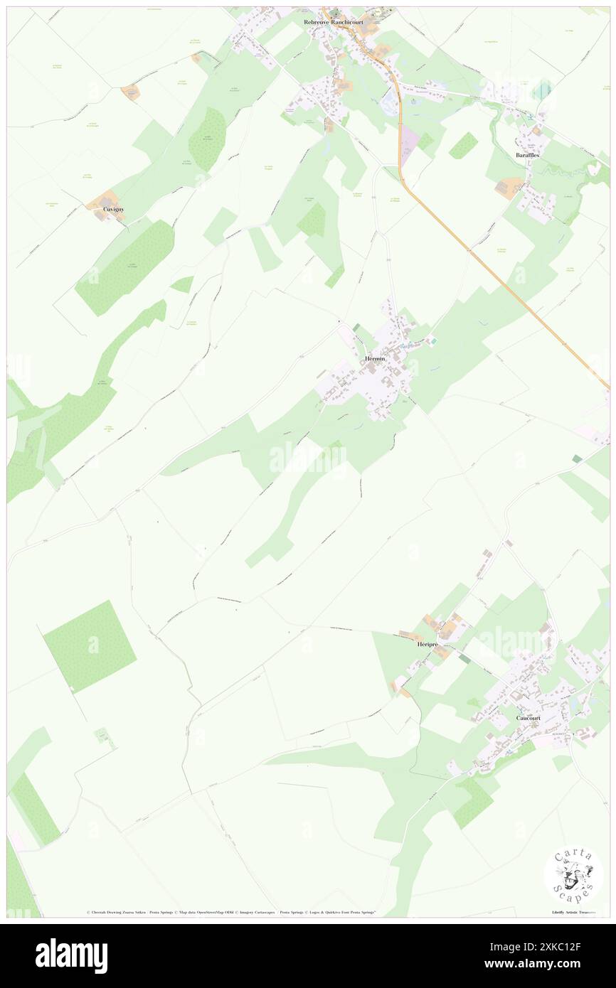 Hermin, pas-de-Calais, FR, France, hauts-de-France, n 50 25' 5'', N 2 33' 33'', carte, Cartascapes carte publiée en 2024. Explorez Cartascapes, une carte qui révèle la diversité des paysages, des cultures et des écosystèmes de la Terre. Voyage à travers le temps et l'espace, découvrir l'interconnexion du passé, du présent et de l'avenir de notre planète. Banque D'Images