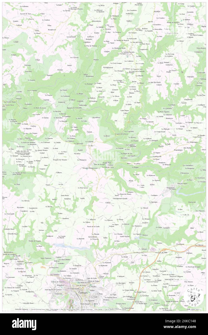 Mirandol-Bourgnounac, Tarn, FR, France, Occitanie, n 44 8' 31'', N 2 9' 59'', carte, Carthascapes carte publiée en 2024. Explorez Cartascapes, une carte qui révèle la diversité des paysages, des cultures et des écosystèmes de la Terre. Voyage à travers le temps et l'espace, découvrir l'interconnexion du passé, du présent et de l'avenir de notre planète. Banque D'Images